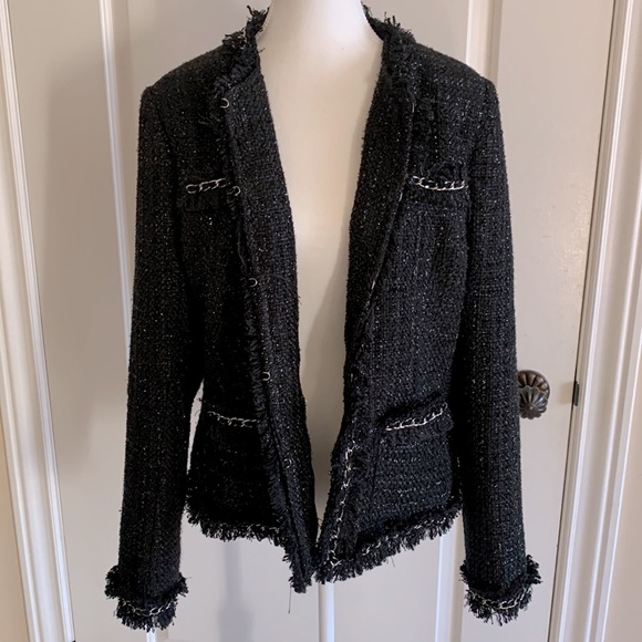 *HOST PICK* Boston proper jacket sparkles with chain detail - Picture 4 of 16